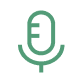 Icon of a microphone